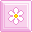 Pastel Pink Flower Block