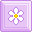 Pastel Purple Flower Block